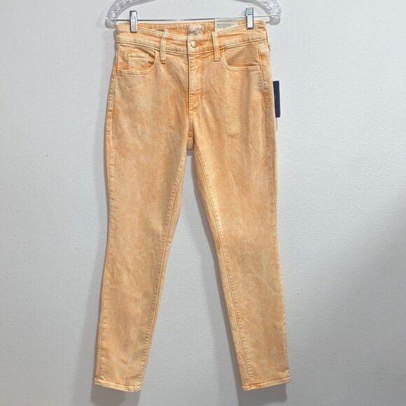 NWT Universal Thread Light Orange Acid Wash High Rise‎ Skinny Jeans 26R - Picture 3 of 10